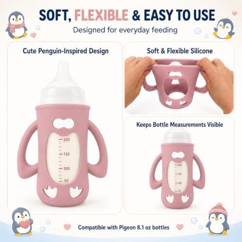 3 Pack Baby Bottle Handles & Holders - Image 3