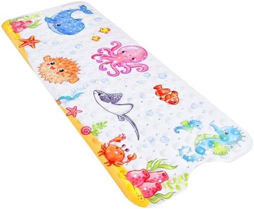 Secopad Bathtub Mat Non Slip, Cartoon Bath Tub Mat - Image 6
