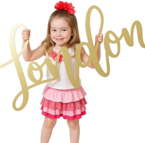 Personalized Custom Wood Name Sign, Nursery Name Signs, Family Wooden Baby Name - Image 3