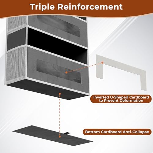 3 Pack 5 Tier Over the Door Organizer - Image 3