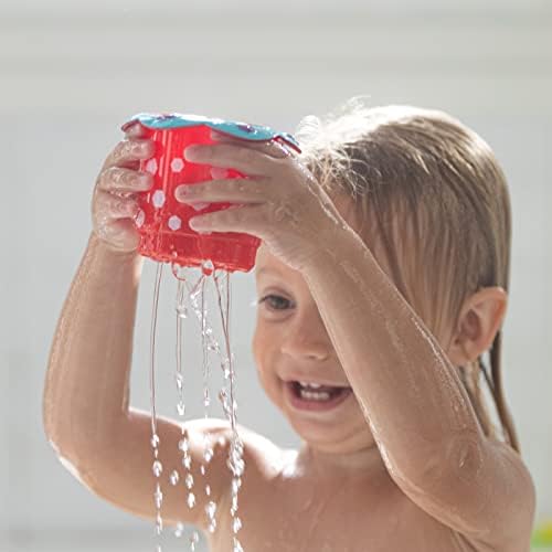 Nuby 5 Count Splish Splash Stacking Cups Baby Bath Toy - Image 2
