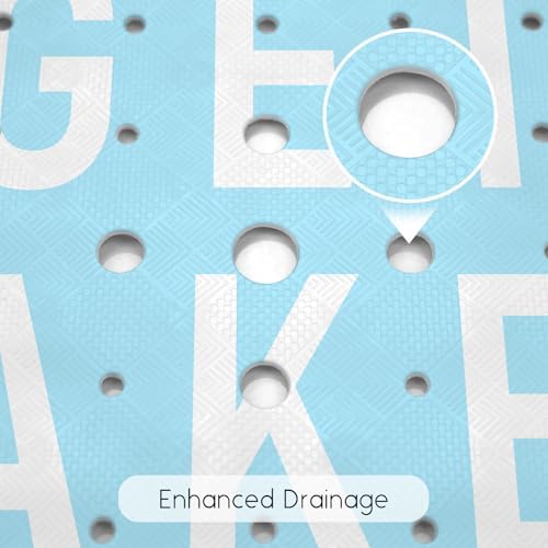 Bathtub Mat Non Slip, Get Naked Square Bath tub Mat Shower Floor Mat - Image 4