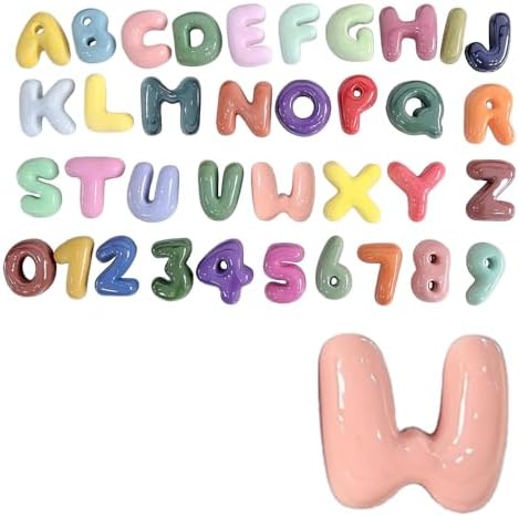 4 Inch Gypsum Letter or Number for Wall Decor, Single Alphabet or Digit for by Train2decor