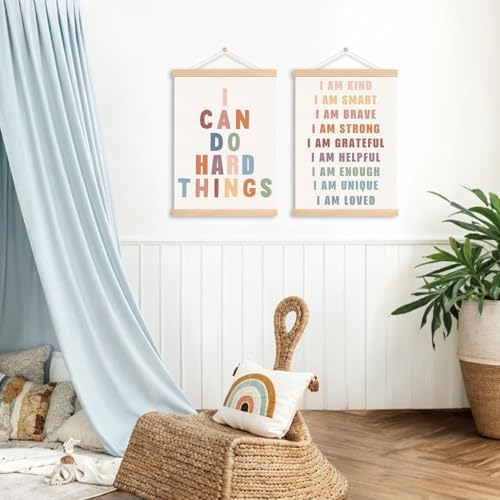 Positive Affirmations Wall Decor, Can DO Hard Things Inspirational Wall Art - Image 3