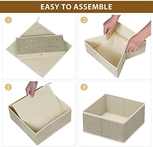 Criusia Underwear Drawer Organizer, 6 Set Foldable Underwear Drawer Organizer - Image 6
