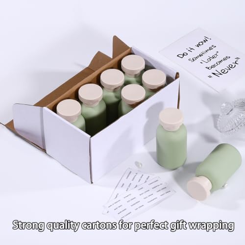 3.4 oz Plastic Small Travel Shampoo Bottles, Refillable Flip Cap Squeeze Bottles - Image 3