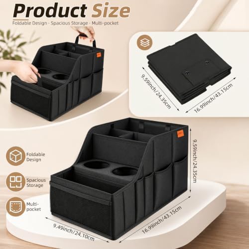 Car Seat Organizer Back Front Captains Seats Storage Travel - Image 5