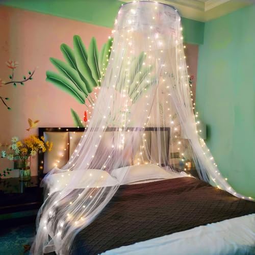 Lace Bed Canopy Mosquito Netting, Princess Bed Canopy - Image 2