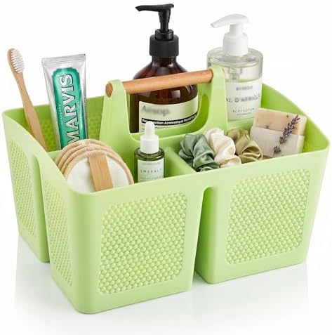 Haundry Plastic Green Shower Caddy Basket by Haundry