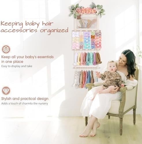 POVETIRE Headband Holder Hair Bows Organizer - Image 2