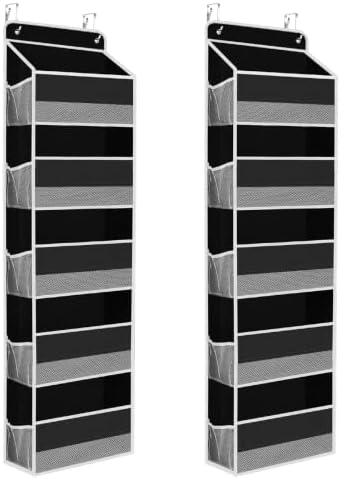 2 Pcs Over The Door Organizer Large Capacity Hanging Storage Room Organizer by SpaceHacks