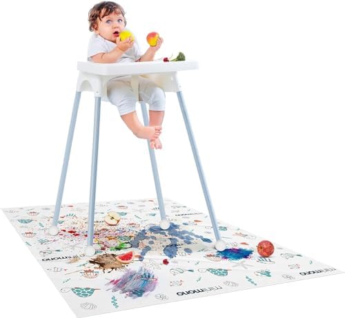 Minimono Baby Splat Mat for Under High Chair - Image 6
