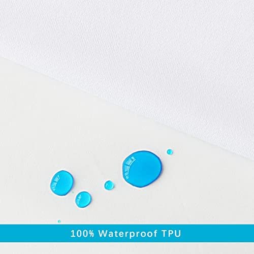 2 Pack Full Size Mattress Protector Waterproof Fitted - Image 4