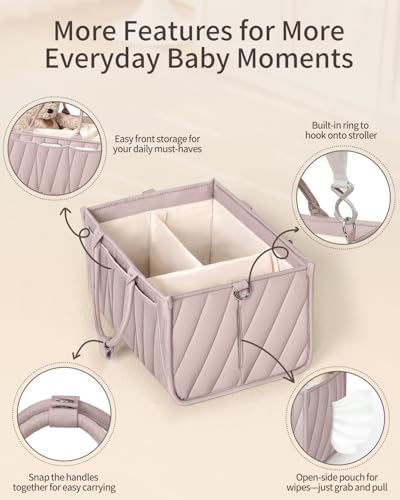 Diaper Caddy Organizer – Portable Storage Basket - Image 5