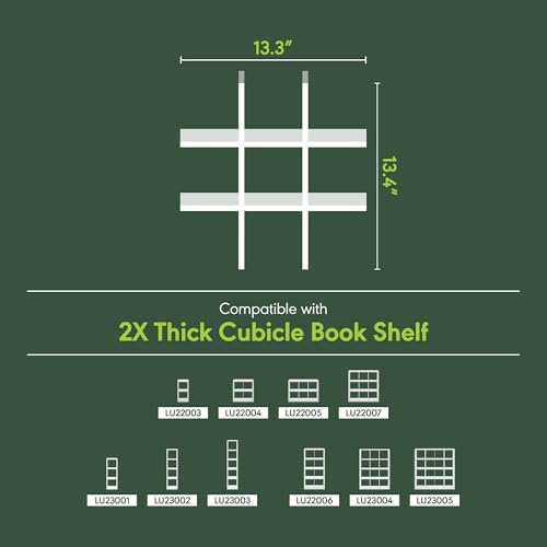 Furinno Cubicle 9-Compartment Cube Insert, Cube Organizer, Dark Oak - Image 3