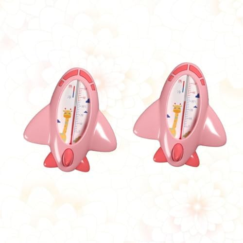 2Pcs Baby Bath Water Thermometer, Waterproof Pink Temperature Gauge - Image 3