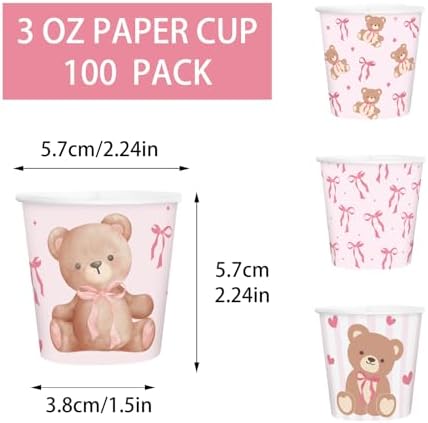 RUSPEPA 3 oz Bathroom Cups, Kids Disposable Paper Cups - Image 2