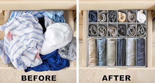 Simple Houseware 4-Pack Drawer Organizer Set - Image 3