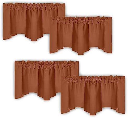 NICETOWN 18 Inch Length Small Valances by NICETOWN