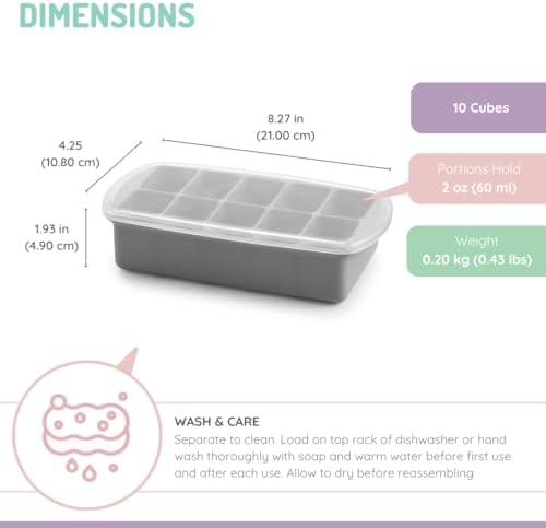 melii Silicone Baby Food Freezer Tray - Image 5