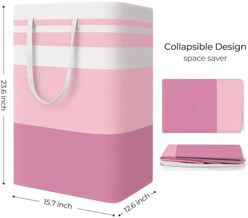 StorageRight Laundry Basket Hamper, 75L Collapsible Clothes Storage - Image 2