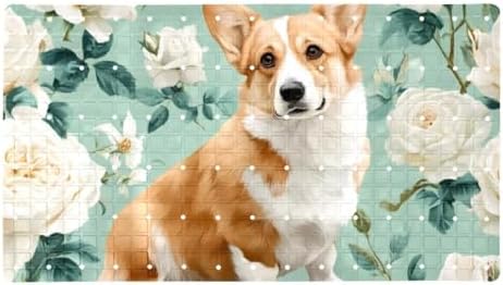 Bath Tub Shower Mat, Washable Bathtub Floor Mats, Suction Cups and Drain Holes by Anna+Cowper