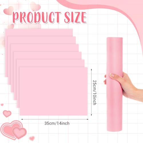 Fullhawl 60 Pcs Pink Paper Placemats, Disposable Rectangular Table Setting Mats - Image 3