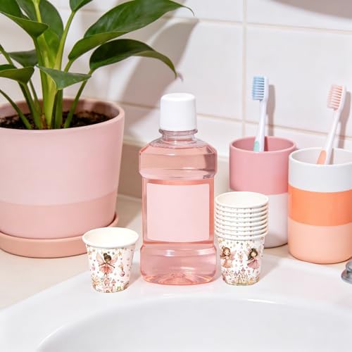 WRAPAHOLIC 3oz Pink Fairy Bathroom Cups - Image 3