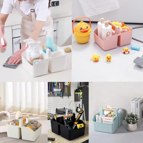 rejomiik Plastic Shower Caddy, Portable Basket - Image 6