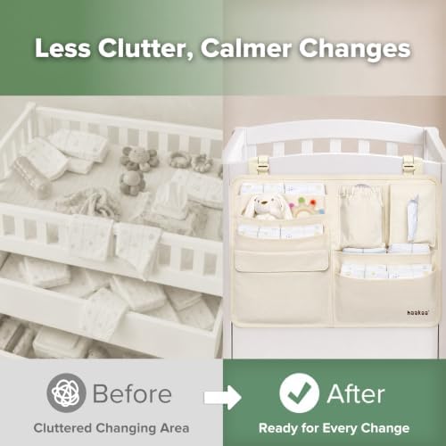 haakaa NestSide Hanging Diaper Organizer - Image 5
