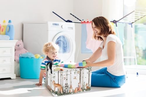 Essme Rectangular Animal Baskets, Kids Storage Box, Cute Basket - Image 5