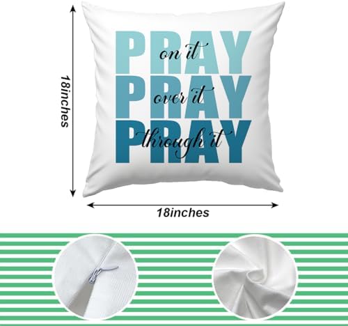 KongMoTree Bible Verse Pillow Covers, Christian Prayer Pillow Covers, - Image 2