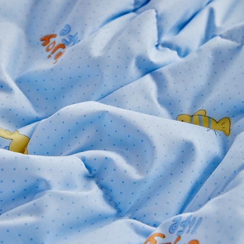 DuShow Cotton Toddler Bedding Set, 4 Piece Toddler Bed Comforter Sets, Includes - Image 7