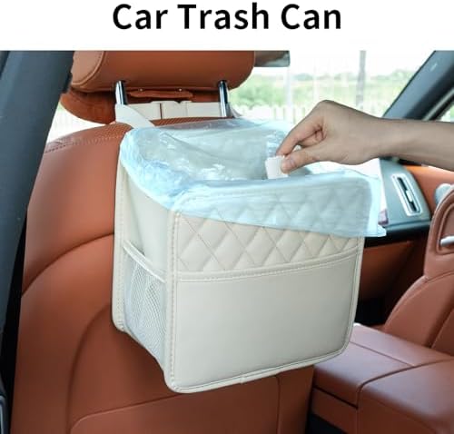 FrgKbTm 2Pack Car Seat Back Hanging Bag Car Document Holder Multi-Pocket Bottle - Image 4