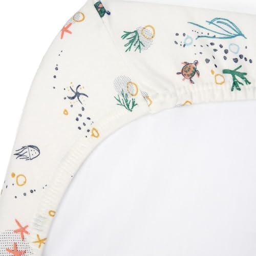 Tutti Bambini Bedside Bassinet Starter Pack | 2 Bassinet Fitted Sheets - Image 5