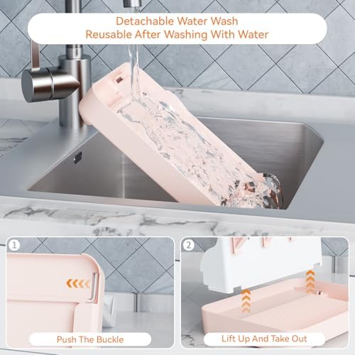 SuoXing Baby Bottle Drying Rack Space Saving, BPA Free Countertop Vertical - Image 5