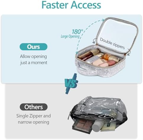 PACKISM Clear Makeup Bag Foldable - Image 6