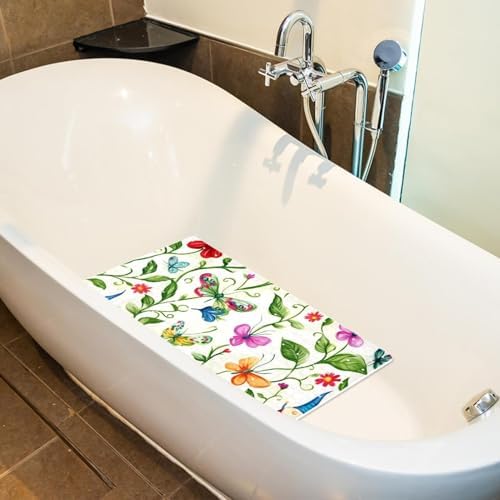 Non Slip Bathtub and Shower Mat 26.8x15.1 inch, Bath Mat - Image 4