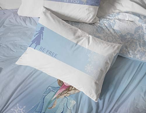 Disney Frozen Elsa Full Size Comforter Set 7 Piece Kids Bedding - Image 6