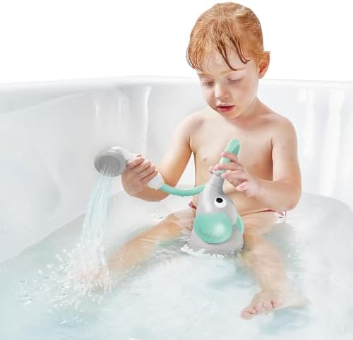 Yookidoo Baby Bath Shower Head – Elephant Water Pump - Image 4
