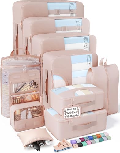 Veken 4 Set/6 Set /8 Set /9 Set /10 Set /11 Set Packing Cubes by Veken
