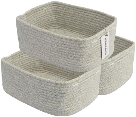 XUANGUO Small Woven Storage Baskets by XUANGUO