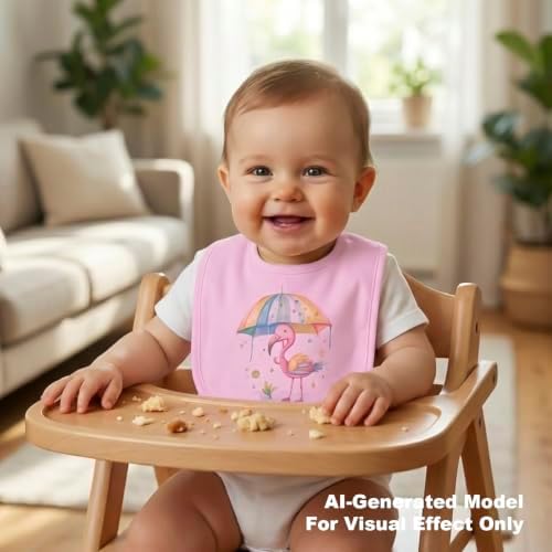 Maiwa 6 Pack Waterproof Cotton Baby Bibs - Image 5