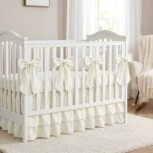 Smoothnovelty Beige Crib Bed Skirts - Image 6