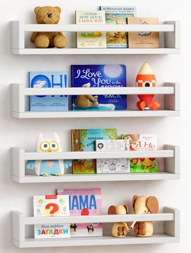 Forbena Floating Nursery Book Shelves by Forbena