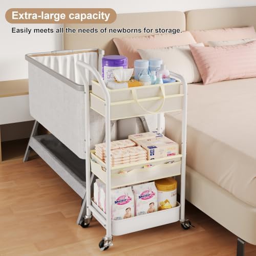 2-IN-1 Baby Diaper Caddy Cart - Image 4