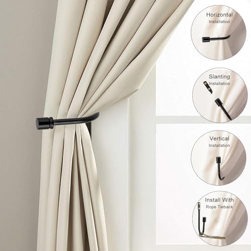 Black Curtain Holdbacks - Image 4
