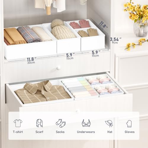 DIMJ Drawer Organizer Clothes Storage - Image 2
