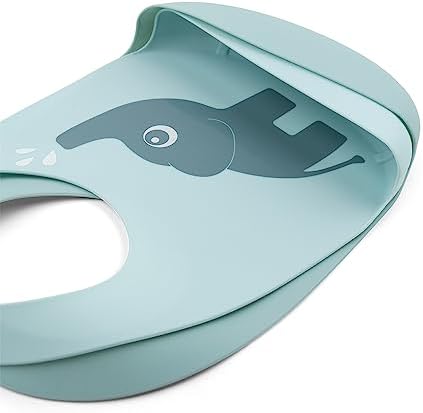 Done by Deer Elphee Blue Silicone Bib 2-Pack - Image 3