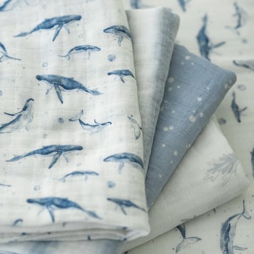 Muslin Swaddle Blankets for Newborn, Cotton Receiving Blanket - Image 2